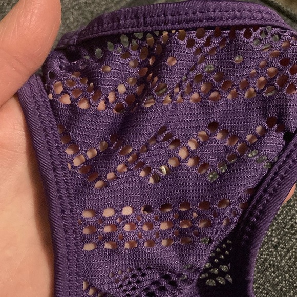 Zyia Purple Lace Racerback Bralette. In great shape. Missing the pads. - Picture 4 of 4
